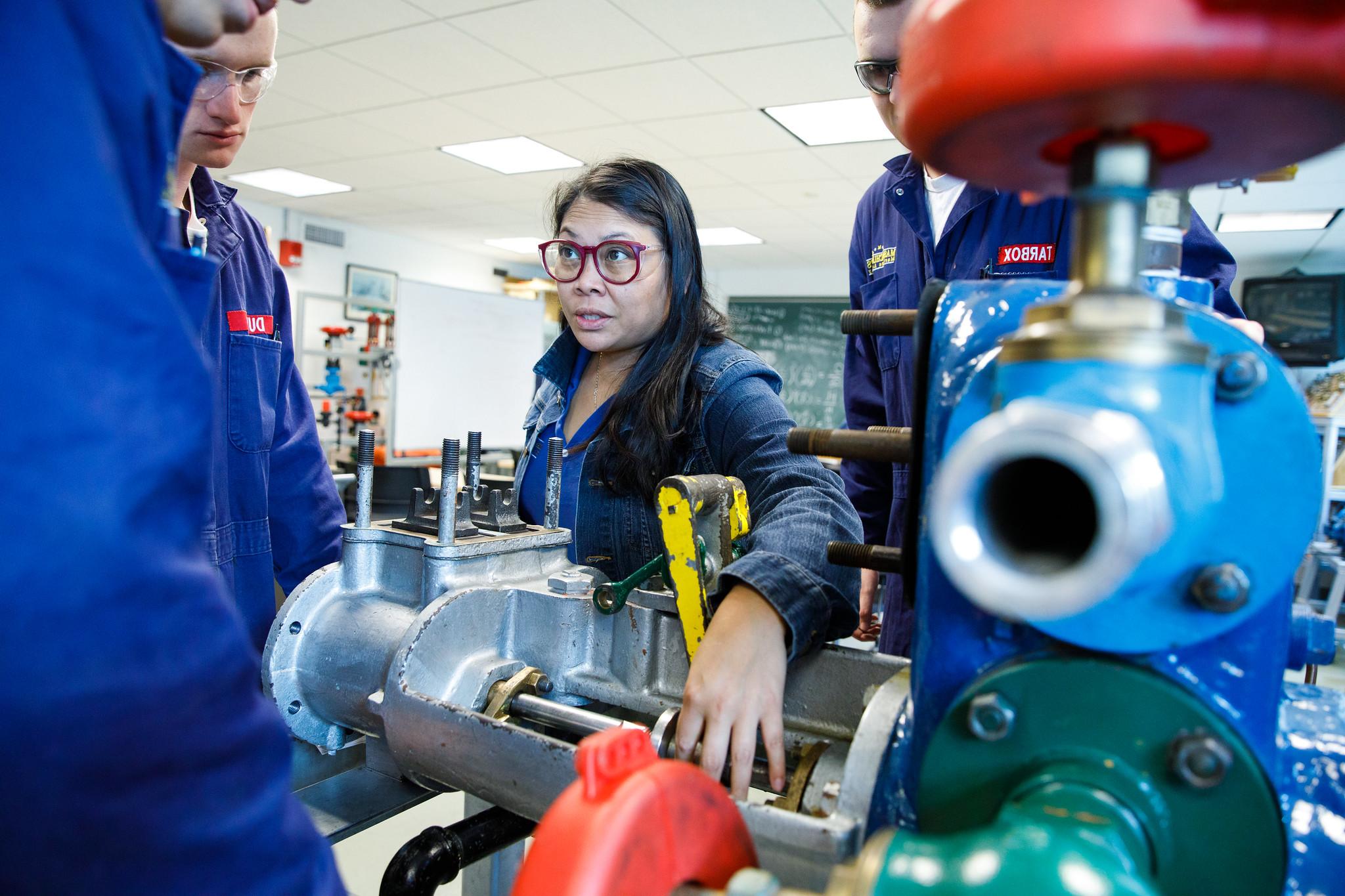 instructor in auxies lab